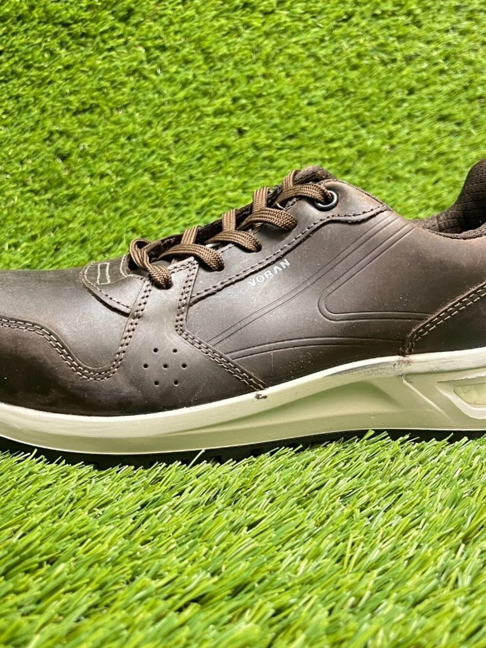 Voran SportSafe Energy 810M Mens Size 8.5 Brown Composite Toe‎ Safety Work Shoes
